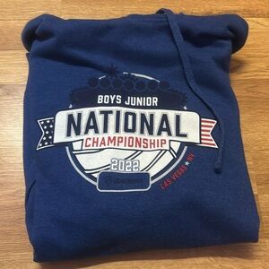 Like new large boys junior nationals sweatshirt 2022 blue